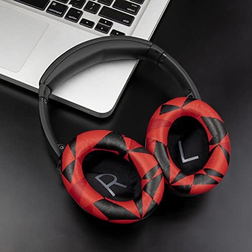 Transform Your Bose Quiet Comfort 45 & SE Headphones with Luxurious SOULWIT Replacement Earpads in Burgundy – Premium Soft Protein Leather Cushions for Unmatched Comfort and Superior Sound Isolation, Perfect for Long Listening Sessions and Easy Installation