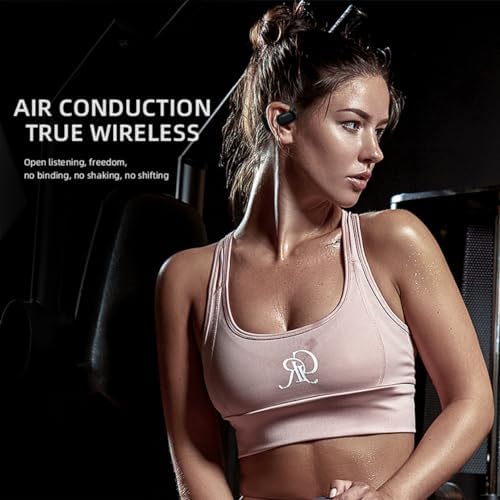 Ultra-Lightweight Wireless Bluetooth Over-Ear Hook Headset – Seamless Touch Control Earphones for Business Professionals & Active Lifestyles – Sweat-Resistant Design for Enhanced Durability and Comfort – Ideal for Multitasking and Outdoor Use – Perfect Black Accessory for Effortless Connectivity