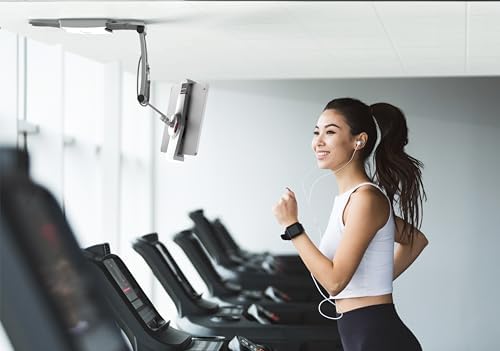 Universal 3-in-1 i Pad Tablet Mount by CTA Digital – Versatile Holder for All i Pad Models (7-13″) – Elegant Silver Design – Wall, Under Cabinet, and Desk Mounting Solutions – Adjustable Viewing Angles for Ultimate Comfort – Perfect for Home, Office, and Travel – Boost Productivity and Entertainment with Effortless Installation and Sturdy Build