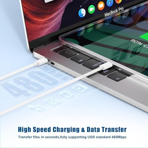 Elevate Your Charging Game with the i Phone 16 Charger Set: 6 ft Type C to C Cable & 3 USB-C Fast Charging Blocks for i Phone 16 Pro Max, 16, 15, 15 Plus, Air Pods Max 2 (2024) & Air Pods Pro 2 nd Gen – Maximum Speed & Compatibility for Effortless Power Anytime, Anywhere