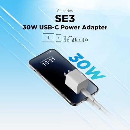 Experience Unmatched Charging Efficiency with Innergie SE3 30 W USB-C Fast Charger – Versatile Power Adapter for i Phone 16, Samsung S24, Mac Book Air & More – Advanced SFC 2.0, PD 3.0, QC 4+ Compatibility with Safety Features for Optimal Device Protection – Compact & Portable Design for On-the-Go Power Solutions – Elevate Your Charging Experience Today!