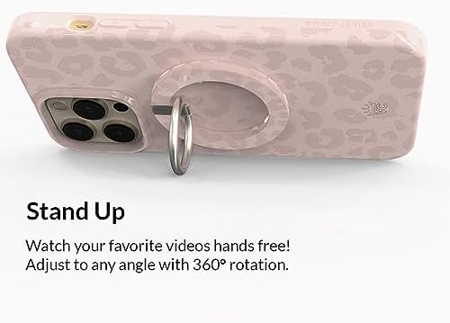 Transform Your i Phone 16, 15, 14, 13, 12 with VELVET CAVIAR’s Amethyst Purple Leopard Mag Safe-Compatible Grip – Stylish Magnetic Ring Holder & Adjustable Stand for Effortless Hands-Free Viewing, Secure Texting, and Enhanced Usability – Elevate Your Mobile Experience with Durable, Lightweight, and Customizable Accessory