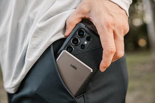 URBAN ARMOR GEAR 5000 m Ah Slim Magnetic Power Bank – 20 W USB-C Fast Charging Portable Charger for i Phone 16 & Samsung Galaxy S25 – Magsafe Compatible with Military-Grade Durability and Ultra-Slim Design for On-the-Go Convenience
