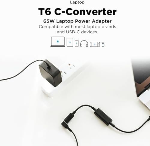 Universal Innergie 65 W Laptop Charger – High-Performance Power Adapter for Acer, Lenovo, ASUS, HP, MSI, & Windows Notebooks – Durable 2.3 m Built-in Cable with Customizable Tips – UL & IEC 62368-1 Certified for Enhanced Safety and Efficiency – Eco-Friendly Energy Conversion at 91% – Backed by Delta Electronics for Reliability and Innovation