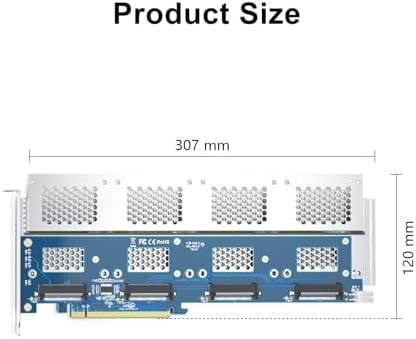 Unlock Unmatched Data Storage with the 10 GTEK PCIe 3.0 x8 Dual U.2 NVMe SSD Adapter Card – Optimize Performance for Servers, NAS & Desktops with Effortless Integration and High-Speed Transfers for Gaming, Video Editing, and Data Management