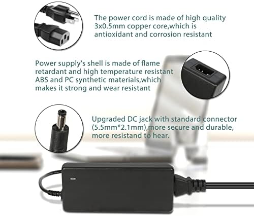 24 V 3 A Dual Pack Power Supply Adapter – High-Efficiency AC to DC Converter for LED Strips, 3 D Printers, and CCTV Systems – 72 W Transformer with Universal Compatibility for Enhanced Stability and Safety