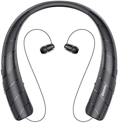 Revolutionize Your Sound with the 2-in-1 Neckband Bluetooth Headphones & Portable Speaker – Ultra-Lightweight 99 g Design, Retractable Earbuds for Simple Storage, Built-in Mic for Effortless Hands-Free Calling – Ideal for Home, Office, and Outdoor Adventures – Superior Sound Quality & Universal Device Compatibility
