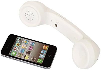 Vintage-Style Wireless Bluetooth Headset: Retro Phone Handset with Built-In Mic for Clear Calls & Music | Comfortable Design for i Phone & Android | Enhance Your Audio Experience with Radiation Reduction & Seamless Connectivity