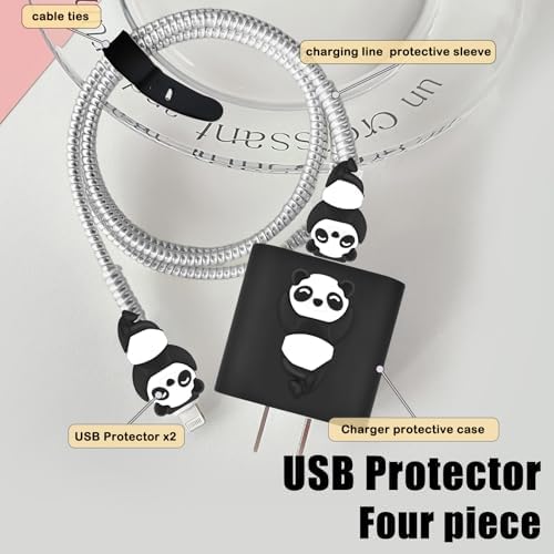 Kawaii Cartoon Cat i Phone Charger Protector – Adorable 3 D DIY Cable Cover for Enhanced Durability & Fast Charging – Compatible with i Phone 11, 12, 13, 14, 15 Pro Max Plus – Whimsical Tech Accessory for Cable Management and Style
