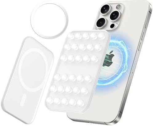 Revolutionary Patented Magnetic Suction Grip Mount for i Phone & Android – Effortless Hands-Free Phone Holder in Deep Blue, Perfect for Content Creators, Capture Stunning Selfies and Videos, Ultimate Compatibility with Mag Safe and Standard Cases, Portable and Stylish Design for On-the-Go Use