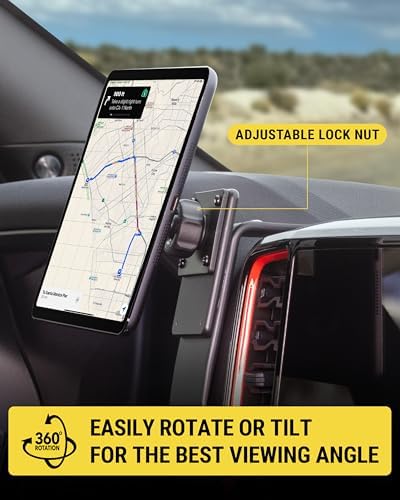 Scosche Heavy Duty Magnetic Phone and Tablet Mount for Cars – Ultra Strong Mag Safe Holder with AMPS Compatibility for Pro Clip Mount Bases – Secure, Sleek, and Effortless Device Access for Safe Driving