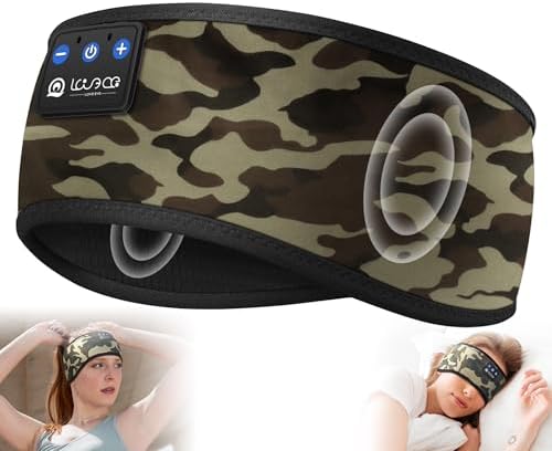Ultimate Bluetooth 5.4 Sleep Headband Headphones – Designed for Side Sleepers, Unmatched Comfort for Active Lifestyles, Superior Sound Quality, Ergonomic Fit for Enhanced Relaxation, Ideal Tech Gift for Music and Podcast Enthusiasts