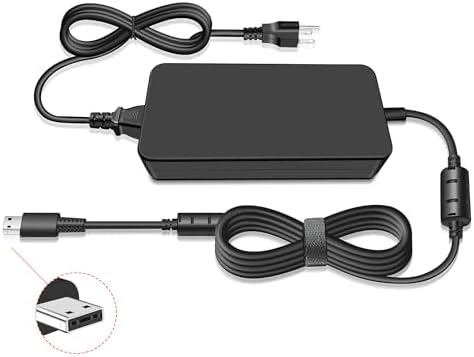 Ultra-Fast 180 W MSI Laptop Charger – Essential Power Adapter for GF, GS, GE & GL Series – Compact Design for On-the-Go Gaming – Enhanced Compatibility & Safety Features for Uninterrupted Performance