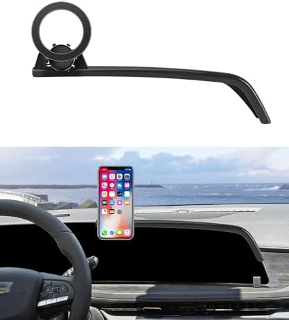 Maser Weller Cadillac Phone Holder – Premium Mag Safe Compatible Mount for Lyriq (2023-2025), CT5 (2025), and XT4 (2024-2025) – 33-Inch Screen Stability for Effortless Navigation and Enhanced Connectivity