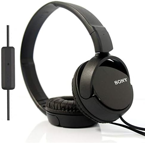 Sony Over-Ear Extra Bass Headphones – Immersive Audio Experience with 3.5 mm Compatibility for Effortless Device Connection – Perfect Travel Companion for Music Enthusiasts – Integrated Microphone for Hassle-Free Hands-Free Calls – Sleek Black Design for Stylish Comfort During Extended Listening Sessions