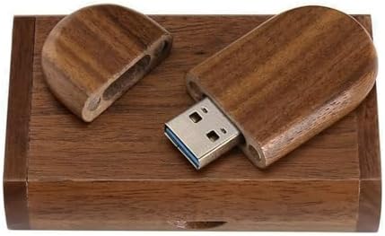 Elegant Maple Wood USB 3.0 Flash Drive – 32 GB Super-Speed Jump Drive Box by FEWINA, Perfect Gift for Photographers, Stylish Data Storage Solution for Weddings, Anniversaries, and Birthdays, Unique Wooden USB Stick with Enhanced Compatibility