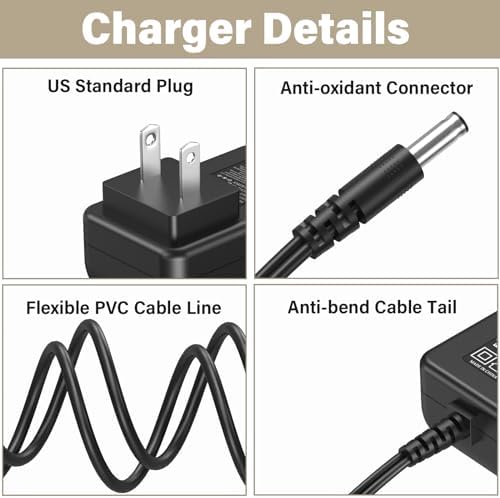 Premium 12 V Power Adapter for Audio-Technica Turntables – Essential Charger for Flawless Playback of AT-LP60, AT-LP120 XUSB, and More – Unmatched Reliability for Audiophiles Seeking Superior Sound Performance and Durability