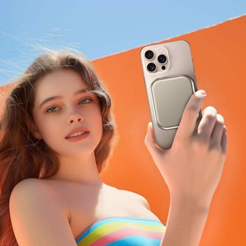 Compact 3-in-1 Mag Safe Power Bank – 10,000 m Ah Magnetic Charger with 22.5 W PD Fast Charging for i Phone 16/15/14/13/12, Apple Watch & Air Pods – Ultimate On-the-Go Charging Solution with Enhanced Safety Features and Dual Device Support