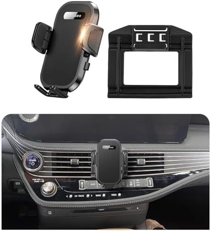 Premium 360-Degree Adjustable Car Phone Holder for Lexus LS Series (2018-2024) – Secure 4-7 Inch Smartphone Mount for Optimal Navigation and Hands-Free Convenience – Essential Upgrade for Your Driving Experience
