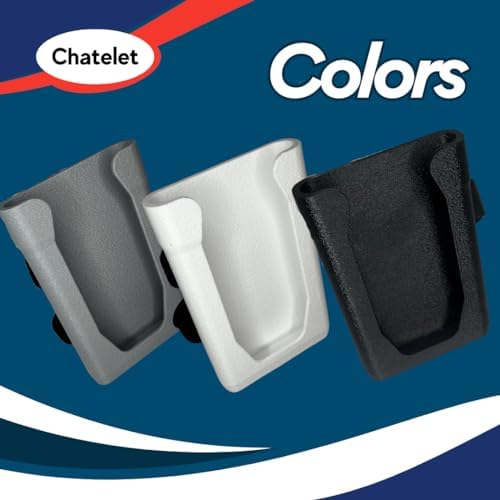 Versatile Strap-On Phone Mount for Outdoor Adventures | Universal Holder for Boats, Golf Carts, Strollers & More | Made in USA (Black) – Ultimate Durability and Convenience