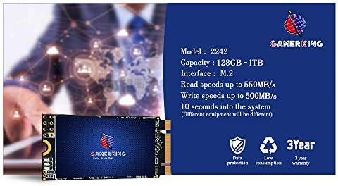 Transform Your PC with GAMERKING 64 GB SATA III Internal SSD – Unleash Blazing Fast 6 Gb/s Transfer Speeds for Superior Performance and Reliability in Laptops and Desktops – Compact 7 mm Design for Optimal Space Efficiency and Seamless Upgrades