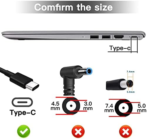 High-Speed 45 W Type-C USB Charger for HP Chromebook X360 Models – Reliable Power Adapter with Enhanced Compatibility & 1-Year Warranty for Optimal Performance