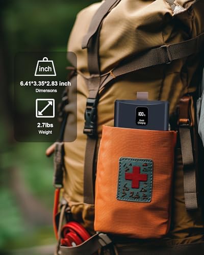 Miady 50000 m Ah High-Capacity Power Bank – Ultimate 65 W Fast Charging Portable Charger for Laptops, Smartphones & Tablets – USB-C Output for Maximum Compatibility and Reliability – Ideal for Travelers & Professionals on the Go