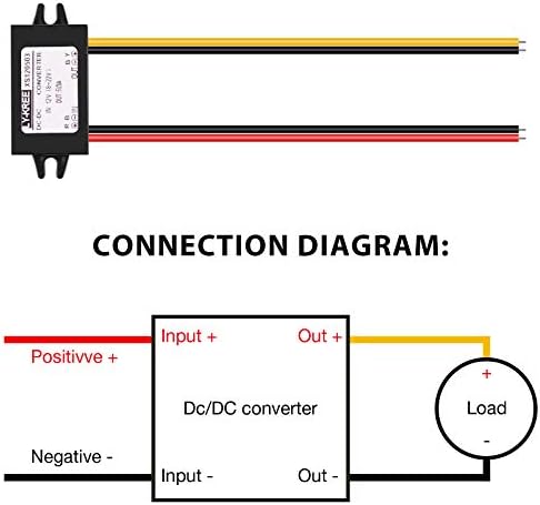 Weewooday High-Efficiency 12 V to 5 V Buck Converter Module – 3 A 15 W DC to DC Power Regulator for Seamless Device Charging – Set of 3 Durable and Versatile Power Adapters with Easy Wire Connections for Enhanced Compatibility in Vehicles and Electronics