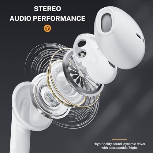 USB C Headphones – Type C Earbuds for i Phone 15/16 Pro Max and Samsung Galaxy S25 – Noise Isolation Stereo Wired Earphones with Built-in Microphone for Enhanced Audio Quality and Comfort – Perfect for Music Lovers and Podcast Enthusiasts – Ergonomic Design for Long-lasting Wear – Compatible with Android and i OS Devices