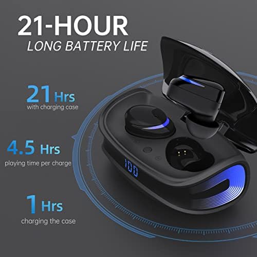 Revolutionary Bluetooth 5.0 Waterproof Wireless Earbuds – Superior Hi-Fi Sound with Ergonomic Comfort for Active Lifestyles, Enhanced Audio Experience for Workouts, Travel, and Daily Use, Featuring Rapid Connectivity and Extended Battery Life