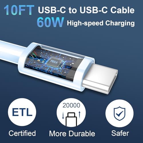 20 W Dual-Port USB-C Fast Charger with 6.6 FT Cable – Ultimate Power Solution for i Phone 15/16 Pro Max & Android Devices – Efficient Travel Companion Designed for rapid charging, this 20 W Dual-Port USB-C Charger ensures your i Phone 15/16 Pro Max and Android devices stay powered up with maximum efficiency. Featuring a generous 6.6 FT USB-C to C cable, this charger eliminates the inconvenience of short cords while allowing you to multitask with ease. Its dual-port design offers the ability to charge two devices simultaneously, making it ideal for busy professionals and frequent travelers. Enjoy broad compatibility across multiple Apple and Android devices, ensuring versatility for all your charging needs. The compact and lightweight structure of this charger enhances portability, making it an essential accessory for your on-the-go lifestyle. Built with high-quality materials, this charger prioritizes durability and safety, giving you peace of mind while delivering fast charging performance. Elevate your charging routine and stay connected wherever life takes you with this indispensable charging solution.