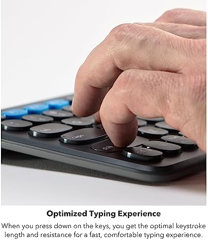 Transform Your Typing Experience with the ZAGG Pro Keyboard 12 – Compact Wireless Charging Multi-Device Keyboard for Windows, mac OS, Android & More – Ergonomically Designed for Comfort & Productivity – Effortless Device Switching for Modern Multitaskers