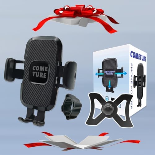 Premium COMETURE Car Phone Holder Mount for Audi Q7 (2020-2024) – Versatile 360° Rotation Smartphone Cradle for i Phone & Android – Enhance Driving Safety with Secure Navigation and Stylish Design – Effortless Installation & Long-Lasting Durability