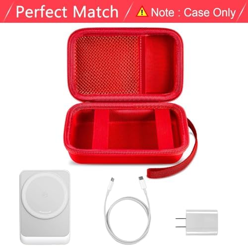 Stylish Pink Case for Anker Mag Go 3-in-1 & Mag Go UFO Charging Station – Premium Organizer for Wireless Chargers, Enhanced Compatibility with Mag Safe Duo, Portable Foldable Design for Travel, Secure Storage Solution for Augnner, Iseyyox, LISEN, RTOPS – Elevate Your Charging Experience with Durable Protection and Effortless Access