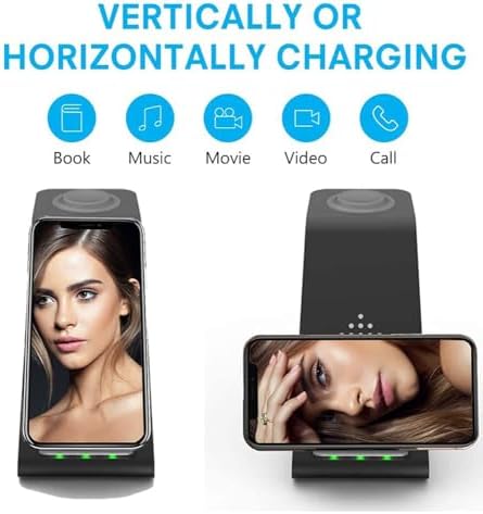 Ultimate 3-in-1 Wireless Charging Station for Samsung Galaxy Devices – Fast Qi-Certified Charger for S25 Ultra, S24, S23, Note 20, Z Flip 6 & Fold 6 – Dedicated Dock for Galaxy Watch 6/5 & Buds 3/3 Pro – Sleek, Portable Design Perfect for Home, Office, or Travel – Ideal Gift for Tech Enthusiasts