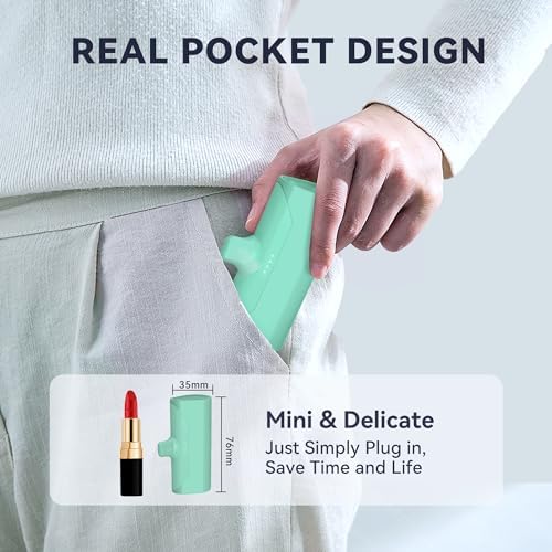 Ultra-Compact 5000 m Ah Power Bank with Built-in USB C Cable for i Phone 15 Pro Max – Reliable Portable Charger for i Phone 14/13, Samsung, Google, and More – Fast Charging Solution for On-the-Go Power Needs (Black)