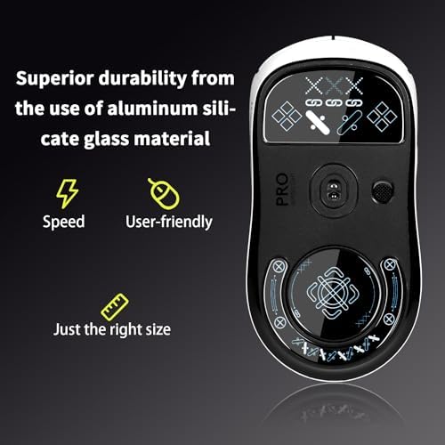 Transform Your Gameplay with immoenuc Glass Mouse Skates for Logitech G502 X Plus & Lightspeed – Ultra-Smooth, Durable Feet Pads for Enhanced Speed and Precision in Gaming Performance!