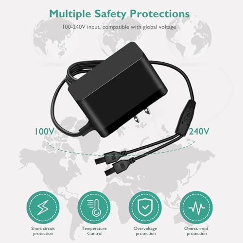 Lnauy Premium High-Speed Charger for Pet Safe Wireless Collars – Efficient Power Supply for Models PIF00-12917, PIG00-14673 & More – Rapid Charging, Unmatched Compatibility, and Sturdy Design for Pet Owner Assurance – Essential Replacement AC Adapter for Enhanced Safety and Convenience