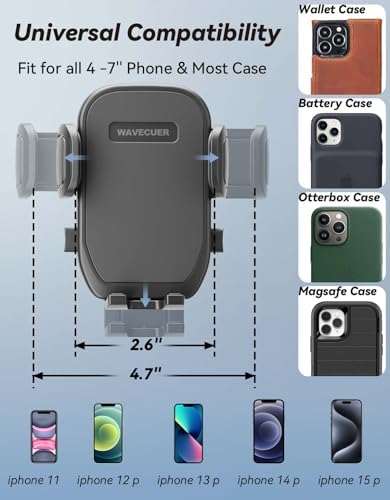 Revolutionary Cup Holder Phone Mount for Car – Versatile, Expandable Base Compatible with i Phone & Samsung – 360-Degree Rotating Design for Optimal Navigation & Music Control – Effortless One-Handed Accessibility – Upgrade Your Driving Experience with a Smart Docking Station – Durable Construction for Everyday Use and Reliability – Keep Your Smartphone Secure and Within Reach While Driving