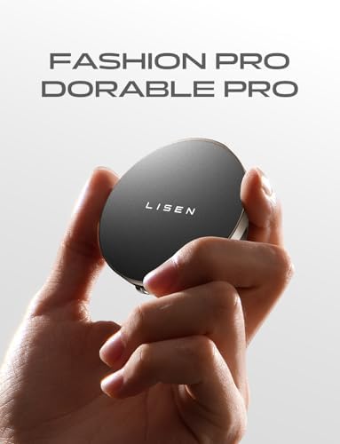 LISEN Mag Safe Car Mount Charger – 15 W Fast Charging Magnetic Wireless Holder for i Phone 16 Pro Max, 15, 14, 13 – Ultra-Durable Zinc Alloy Design for Secure Dashboard Fit and Enhanced Stability on the Road – Essential Fast Charging Accessory for i Phone Users