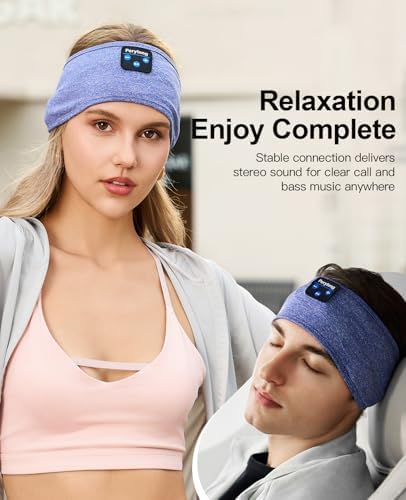 Perytong Wireless Bluetooth Sports Headband Headphones – Ultimate Comfort & Crystal-Clear Sound for Sleep, Yoga & Jogging – Perfect for Insomnia Relief, Meditation, and Easy Device Pairing