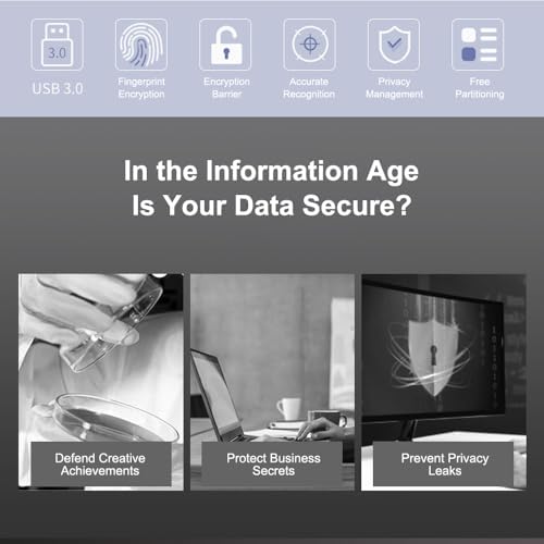 Revolutionary Fingerprint Encrypted USB Flash Drive – High-Speed USB 3.0 External Storage for Ultimate Data Security | Available in 8 GB to 256 GB | Password Protected for Confidential Transfers | Perfect for Professionals and Everyday Users
