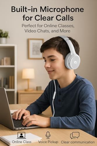 Elevate Your Audio Journey with Adoope’s USB C Over-Ear Headphones – Hi-Fi Stereo Sound & Noise Isolation for Ultimate Comfort – Compatible with i Phone 15/16, Samsung Galaxy S24/S23, and All Type-C Devices in Vibrant Purple – Experience Unmatched Sound Quality and Fashionable Design for Music Lovers