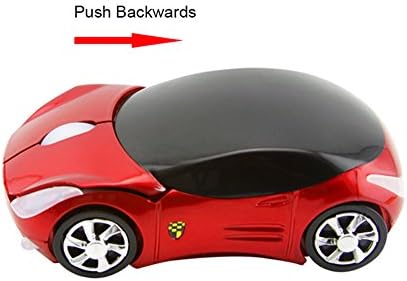 Vibrant Pink Car-Shaped Wireless Mouse for Small Hands – 2.4 GHz Ergonomic Optical Gaming Mouse with USB Receiver – Perfect for Kids, PC, and Laptop Use – Fun and Functional Computer Accessory