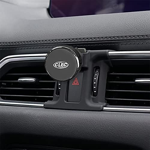 Mazda CX-5 2017-2025 Compatible BEERTE Adjustable Phone Holder – Carbon Fiber Gravity Mount for Secure Smartphone Positioning – Universal Fit for All Devices – Effortless Installation and Enhanced Driving Safety