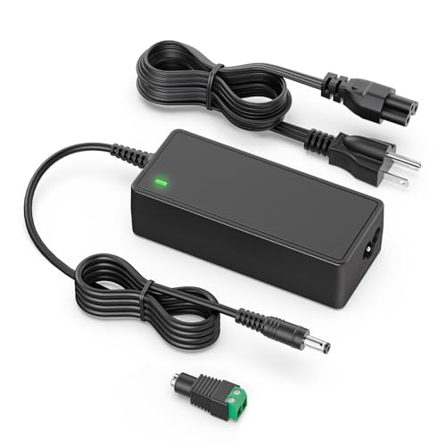 Premium 24 V 2.5 A AC Power Supply Adapter – 60 W Versatile Charger for LED Strip Lights, Security Cameras, and More – Universal 100-240 V Compatibility with 5.5 x 2.1 mm Connector – Lightweight and Durable Power Solution for Home and Office Devices