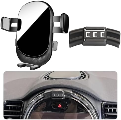 Car Phone Holder for BMW MINI Cooper Auto Accessories [Only for 2007-2013 MINI Cooper] [Auto Lock Hands Free Cell Phone Mount Car fits for iPhone & All Smartphones] – Enhanced Compatibility and Speed
