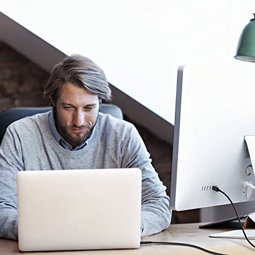 Belkin Thunderbolt 3 Cable (USB-C to USB-C) – 40 Gbps Data Transfer & 100 W Power Delivery, 1.6 ft Length – High-Speed Connection for Laptops, Tablets, and Smartphones, Sleek Black Design for Modern Tech Compatibility