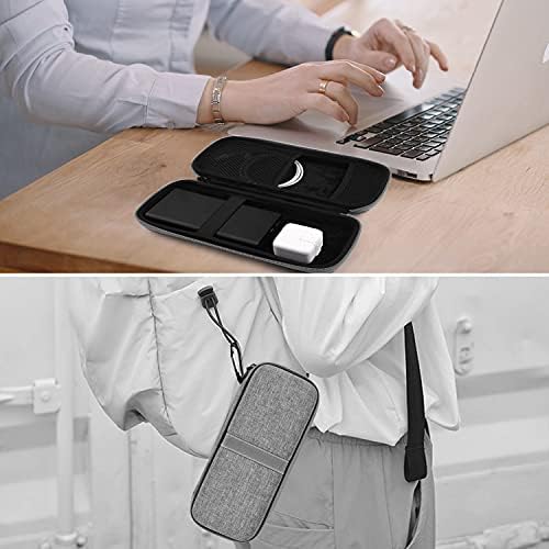 Ultimate Medium Power Bank Hard Travel Case for RAV Power, Anker, INIU, and Miady Models – Durable EVA Storage Solution with Enhanced Protection and Accessibility for Portable Chargers on the Go