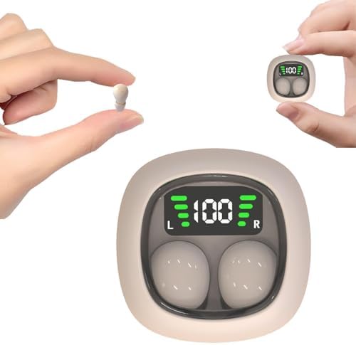 Invisible Wireless Bluetooth Mini Earbuds for Small Ear Canals – Ultra-Discreet Design, Seamless Connectivity, and Superior Sound Quality – Ideal for Professionals and Students Seeking a Stealthy Audio Solution